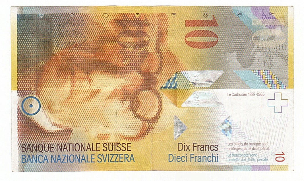 Switzerland, 10 Franken, 2000, KM #67a, AU(50-53), 00N6524861