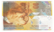 Switzerland, 10 Franken, 2000, KM #67a, AU(50-53), 00N6524861
