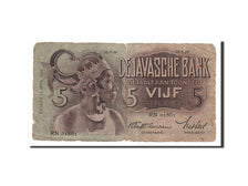 Netherlands Indies, 5 Gulden, 1939, KM #78b, 1939-04-22, VF(20-25), RN01861