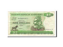 Banknote, Zimbabwe, 5 Dollars, 1994, EF(40-45)