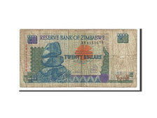 Zimbabwe, 20 Dollars, 1997, KM #7a, F(12-15), DM4152679