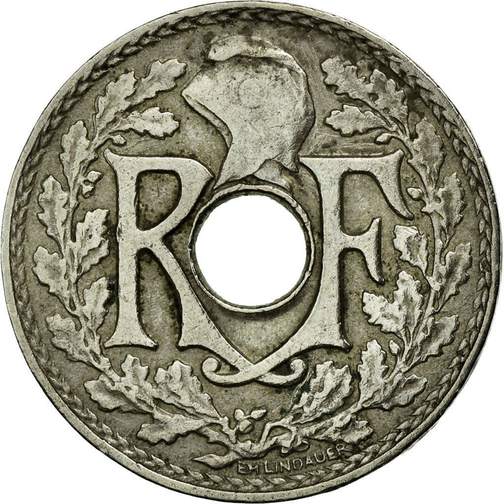 Coin, France, Lindauer, 5 Centimes, 1923, VF(30-35), Copper-nickel, KM:875