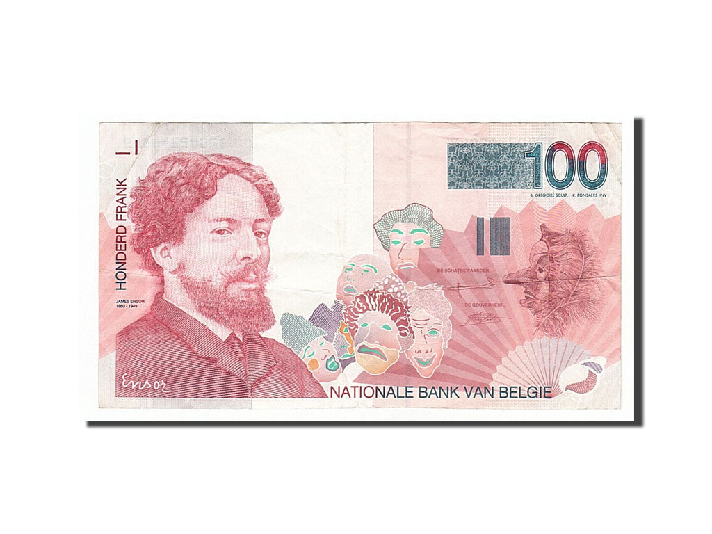 Belgium, 100 Francs, 1995, KM #147, AU(50-53), 12002218889
