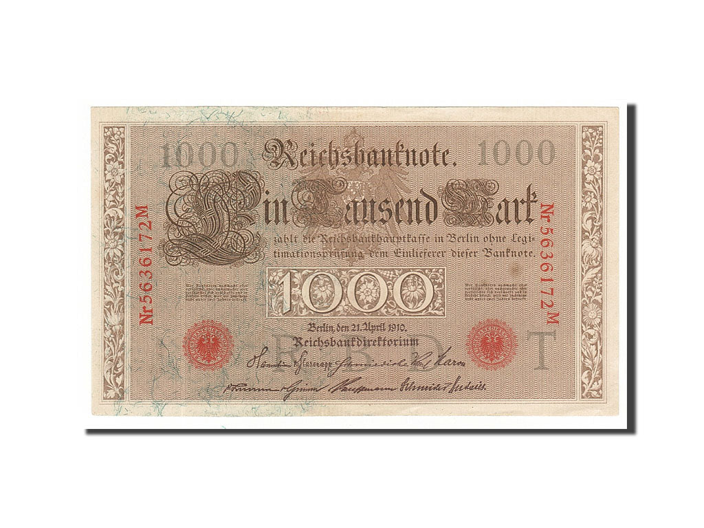 Banknote, Germany, 1000 Mark, 1910, 1910-04-21, UNC(63)