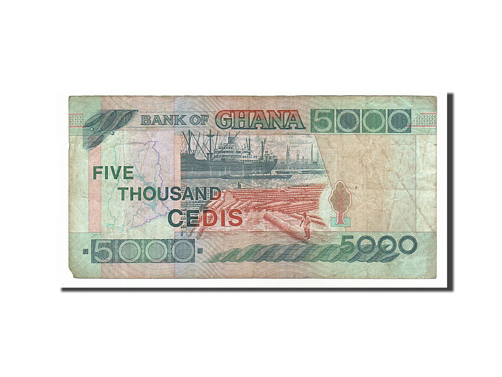 Ghana, 5000 Cedis, 2000, KM #34e, 2000-07-01, VF(20-25), BC6995143