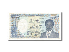 Gabon, 1000 Francs, 1991, KM #10b, 1991-01-01, VF(30-35), L.11