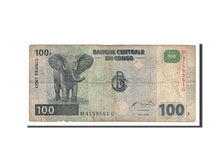 Congo Democratic Republic, 100 Francs, 2000, KM #92a, 2000-01-04, VF(20-25),...