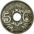 Moneta, Francia, Lindauer, 5 Centimes, 1924, Poissy, BB, Rame-nichel, KM:875