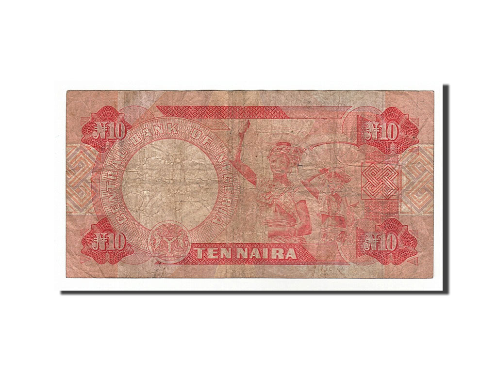 Billete, 10 Naira, Nigeria, RC+