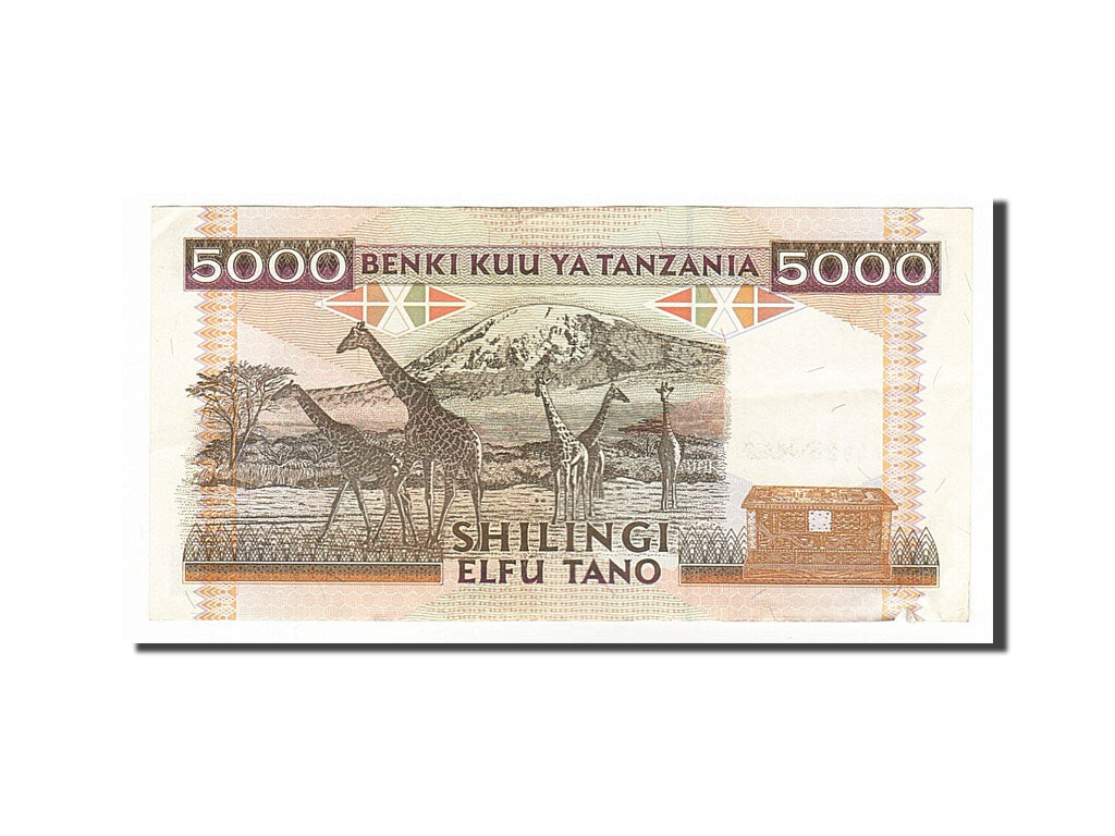 Tanzania, 5000 Shilingi, 1995, KM #28, EF(40-45), AS823362