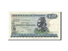 Zimbabwe, 20 Dollars, 1983, KM #4c, EF(40-45), DA0256628S
