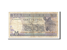 Rwanda, 100 Francs, 1982, KM #18, 1982-08-01, VF(30-35), H0382499