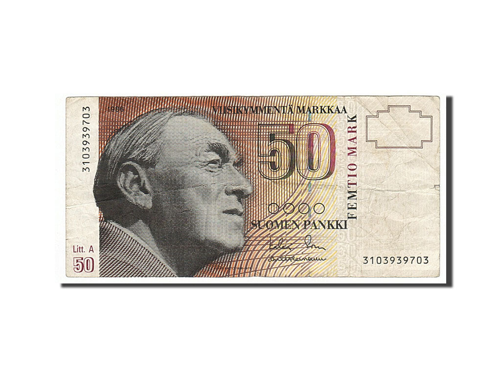 Finland, 50 Markkaa, 1986, KM #118, VF(20-25), 3103939703