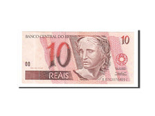 Banknote, Brazil, 10 Reais, 1997, AU(55-58)