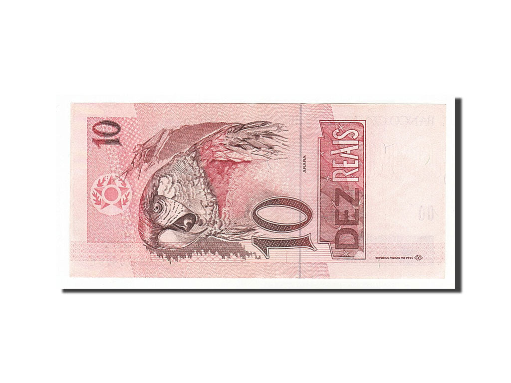 Banknote, Brazil, 10 Reais, 1997, AU(55-58)