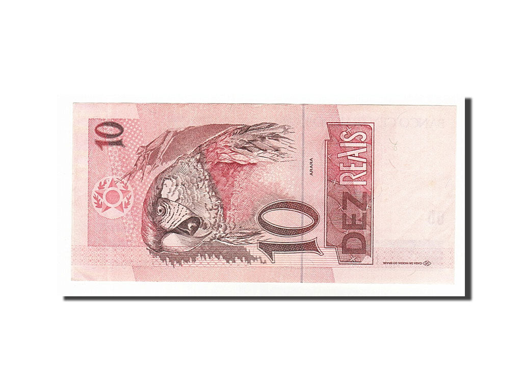 Banknote, Brazil, 10 Reais, 1997, AU(55-58)