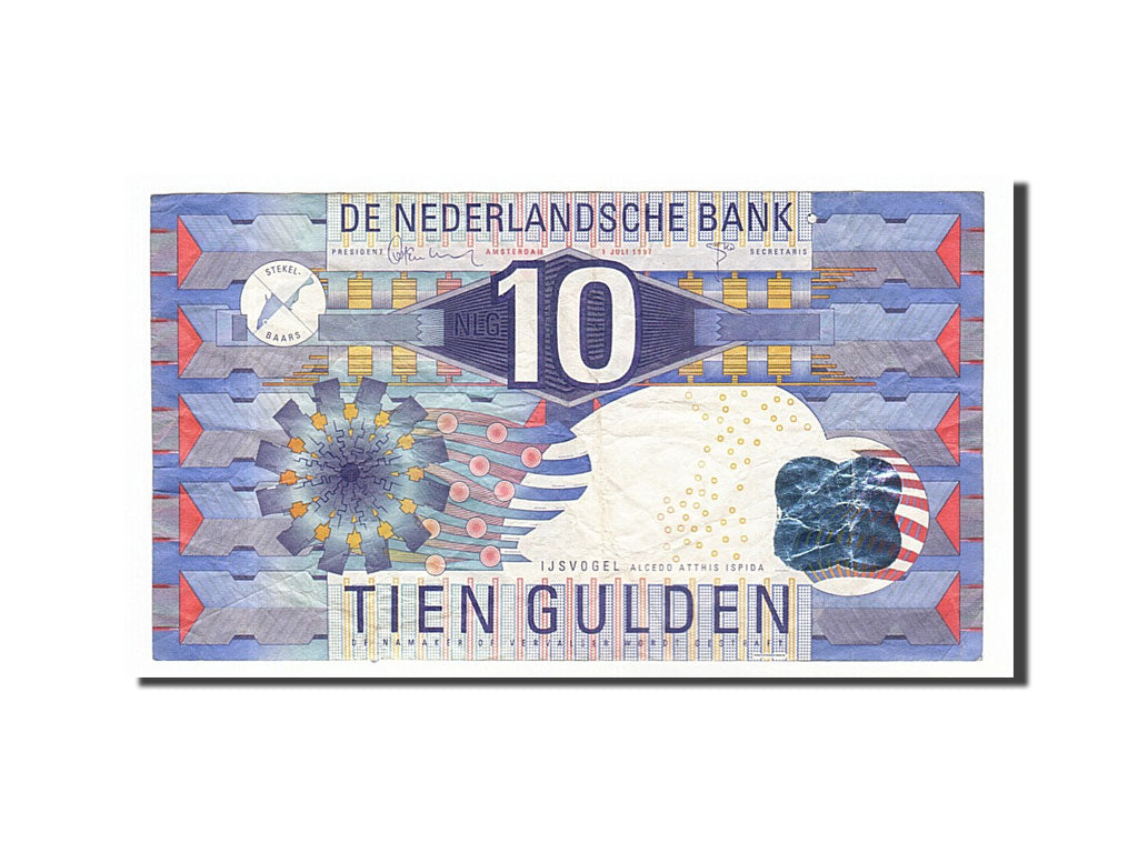 Paesi Bassi, 10 Gulden, 1997, 1997-07-01, BB