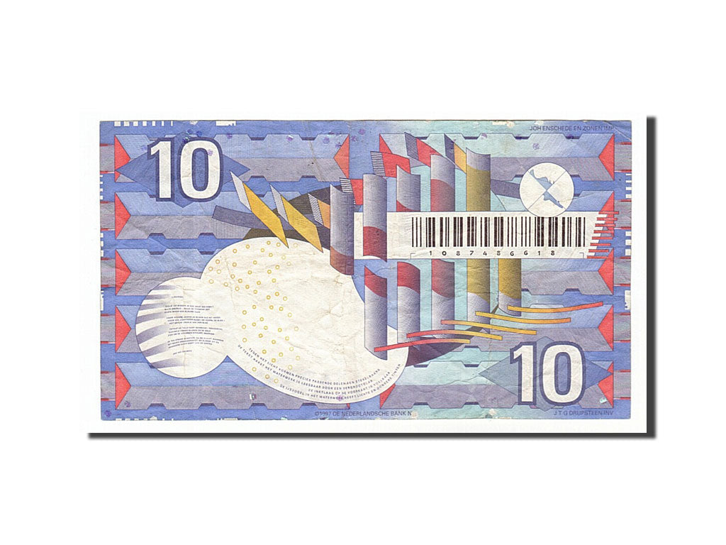 Paesi Bassi, 10 Gulden, 1997, 1997-07-01, BB