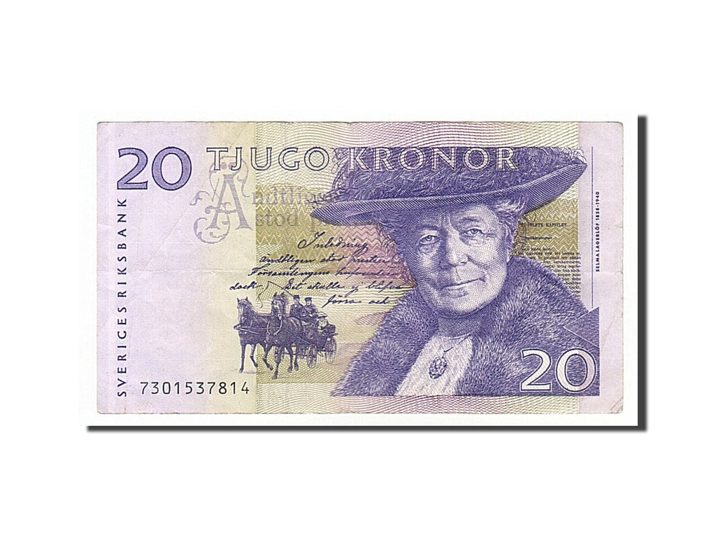 Sweden, 20 Kronor, 1997, KM #63a, EF(40-45), 7301537814