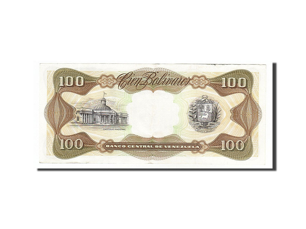 Banknote, Venezuela, 100 Bolivares, 1998, 1998-10-13, AU(55-58)