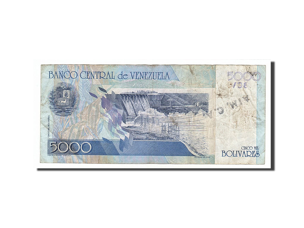 Billet, Venezuela, 5000 Bolivares, 2000, 2000-05-25, TB+