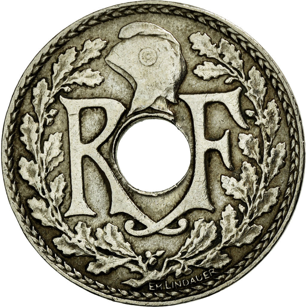 Coin, France, Lindauer, 5 Centimes, 1934, EF(40-45), Copper-nickel, KM:875