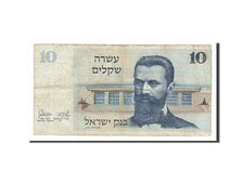 Banknote, Israel, 10 Sheqalim, 1980, VF(20-25)