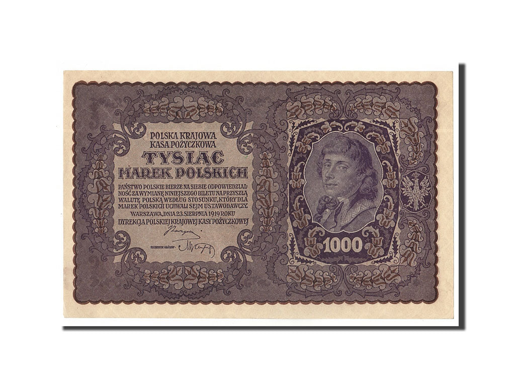 Poland, 1000 Marek, 1919, KM #29, 1919-08-23, UNC(60-62), BO 804697