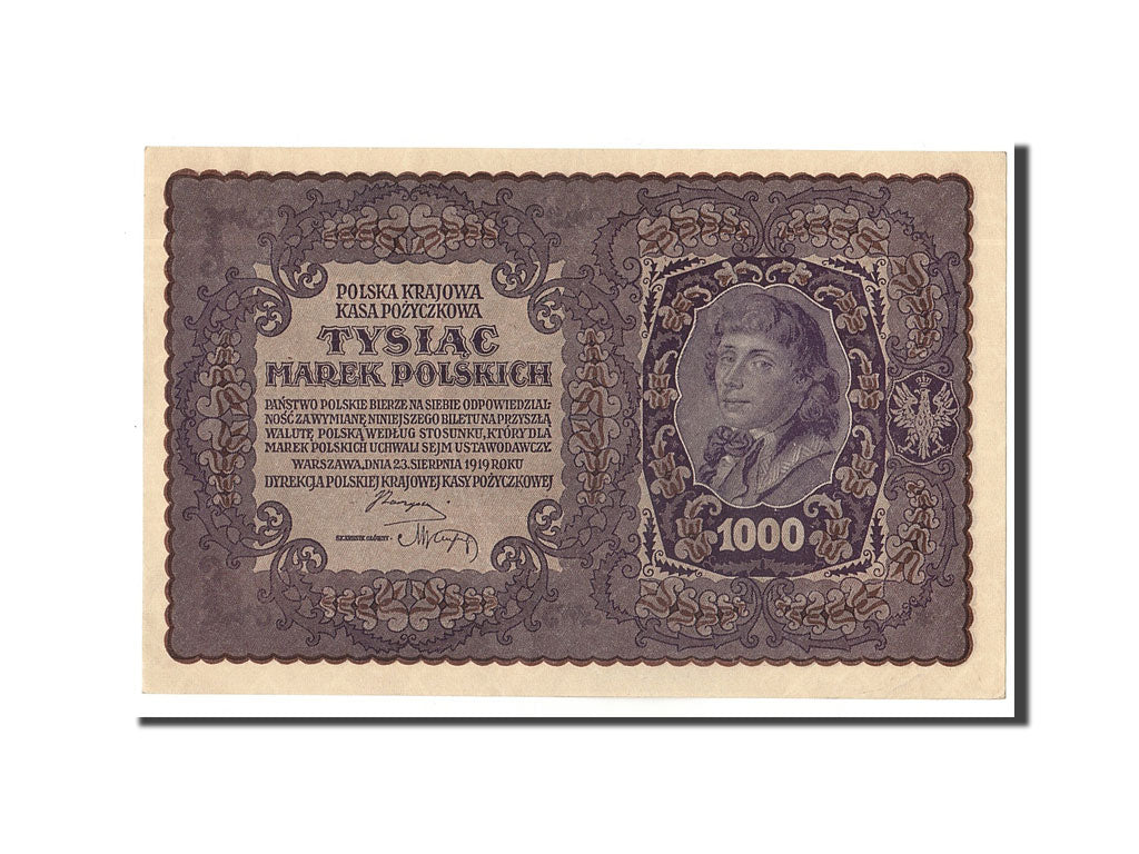 Banknote, Poland, 1000 Marek, 1919, 1919-08-23, UNC(63)