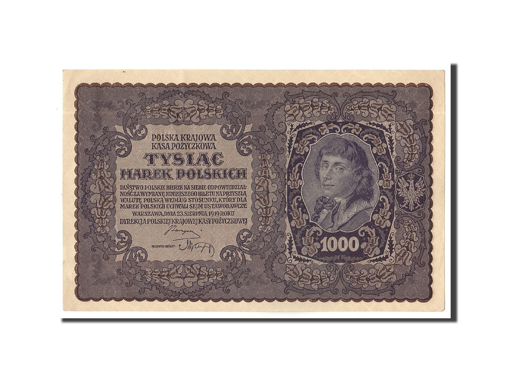 Banknote, Poland, 1000 Marek, 1919, 1919-08-23, UNC(63)
