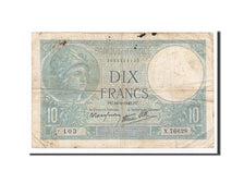 Geldschein, Frankreich, 10 Francs, 10 F 1916-1942 ''Minerve'', 1940, 1940-09-26