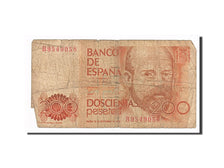 Banknote, Spain, 200 Pesetas, 1980, 1980-09-16, VG(8-10)