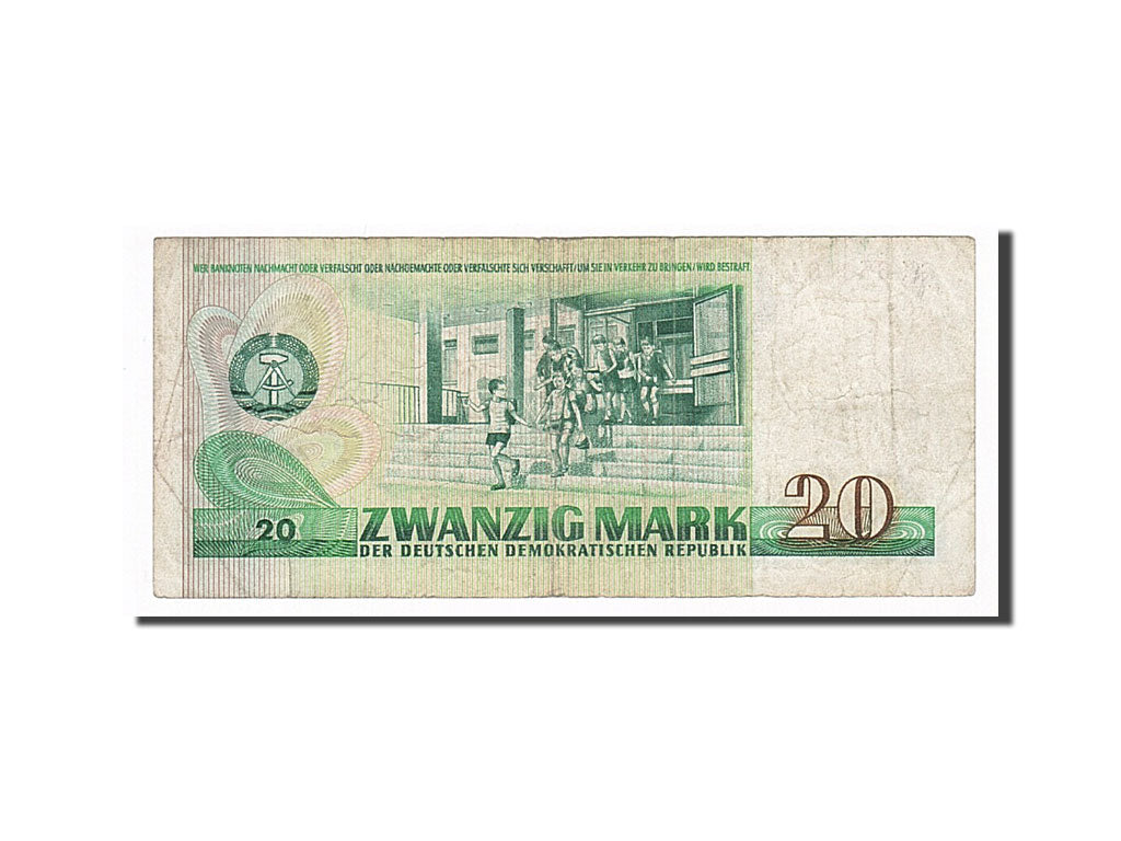 Germany - Democratic Republic, 20 Mark, 1975, KM #29a, VF(20-25), GK853404