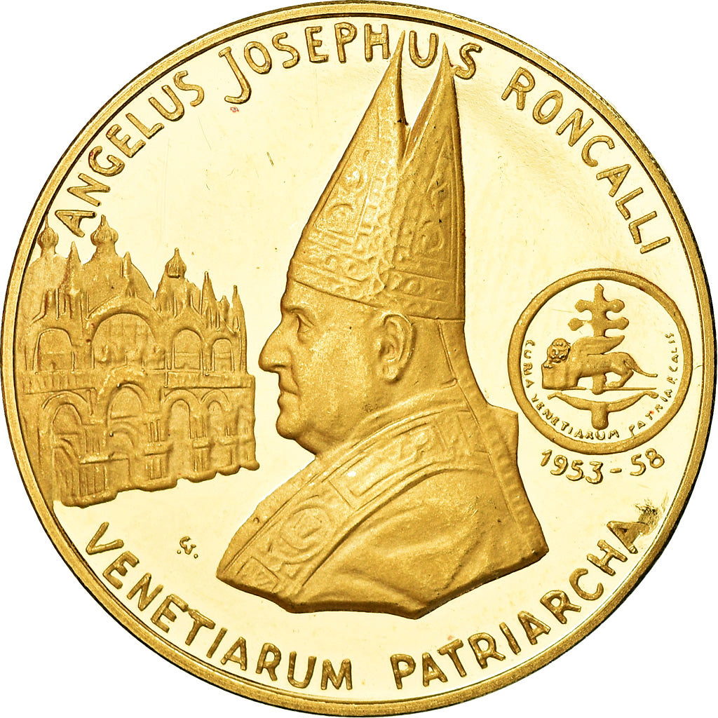 Vatican, Médaille, Béatification du Pape Jean XXIII, FDC, Or