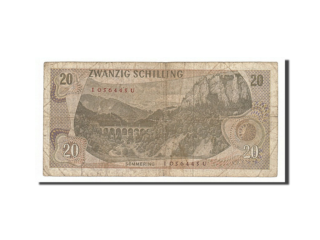 Autriche, 20 Schilling type Ghega