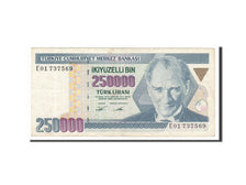 Banknote, Turkey, 250,000 Lira, 1992, VF(30-35)
