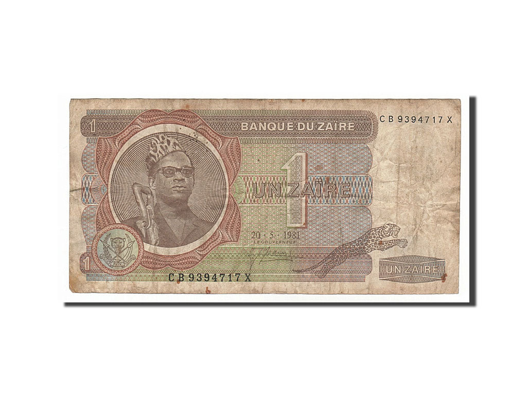 Banknote, Zaire, 1 Zaïre, 1981, 1981-05-20, VF(20-25)