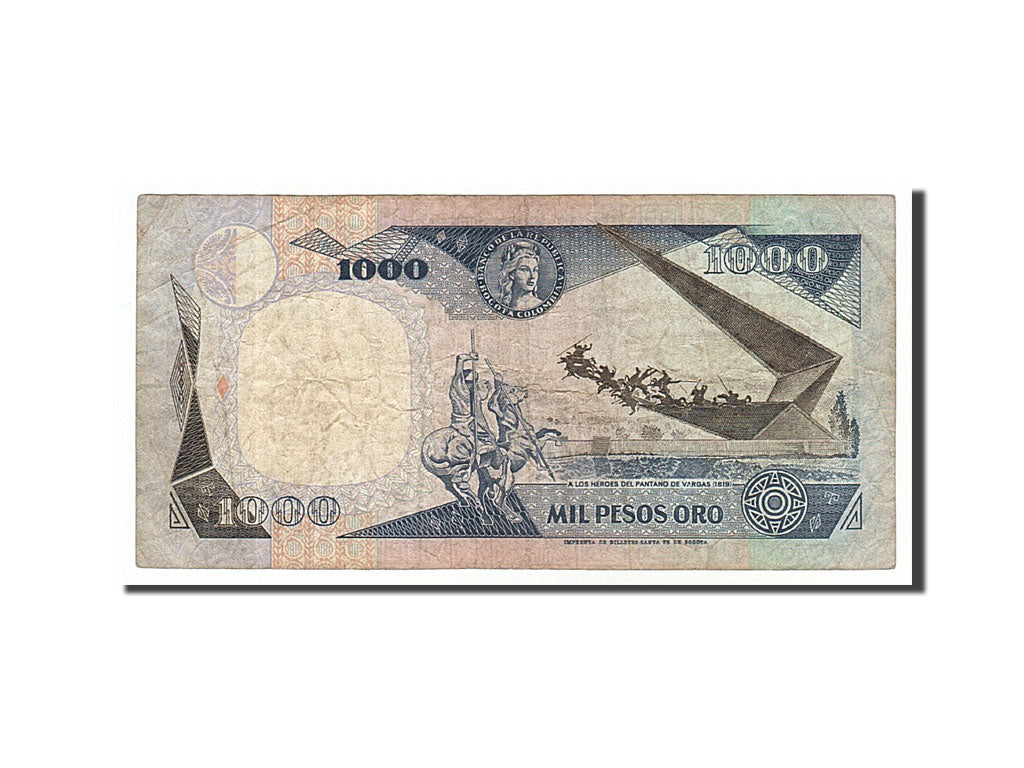 Colombia, 1000 Pesos Oro, 1993-01-04, MB