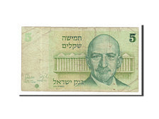 Geldschein, Israel, 5 Sheqalim, 1978, SGE