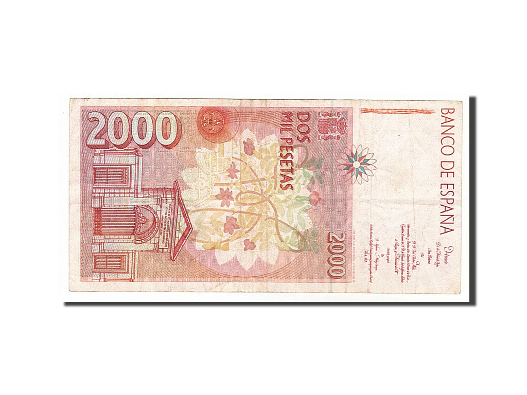 Spain, 2000 Pesetas, 1992, KM #162, 1992-04-24, VF(30-35), L3953371