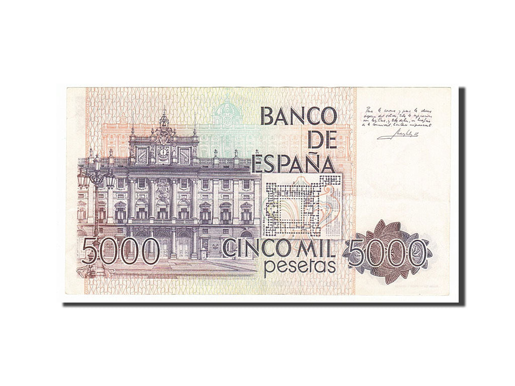 Banknote, Spain, 5000 Pesetas, 1979, 1979-10-23, AU(55-58)