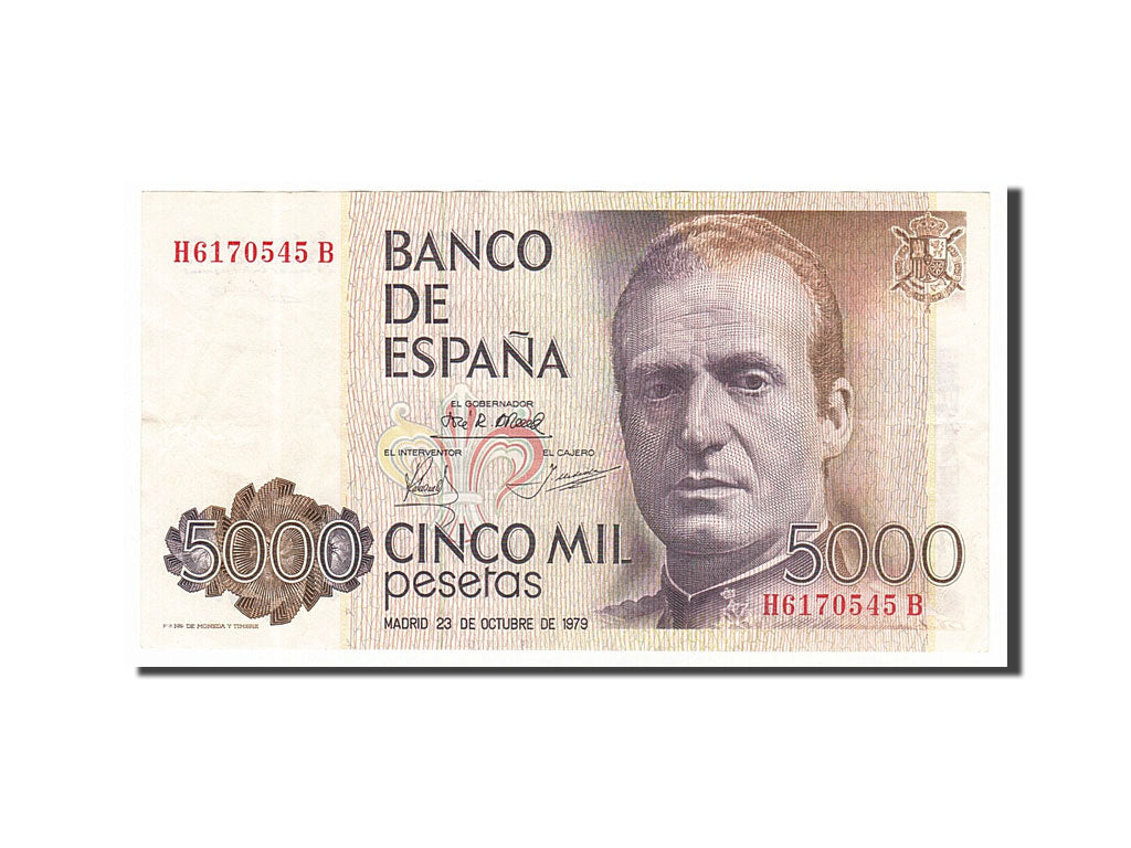 Billete, 5000 Pesetas, 1979, España, 1979-10-23, EBC