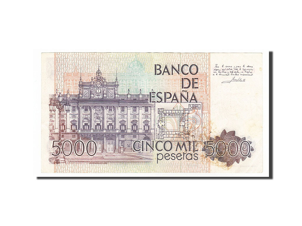 Banknote, Spain, 5000 Pesetas, 1979, 1979-10-23, EF(40-45)