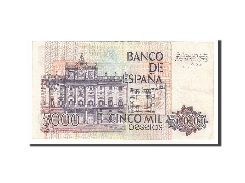 Banknote, Spain, 5000 Pesetas, 1979, 1979-10-23, AU(50-53)