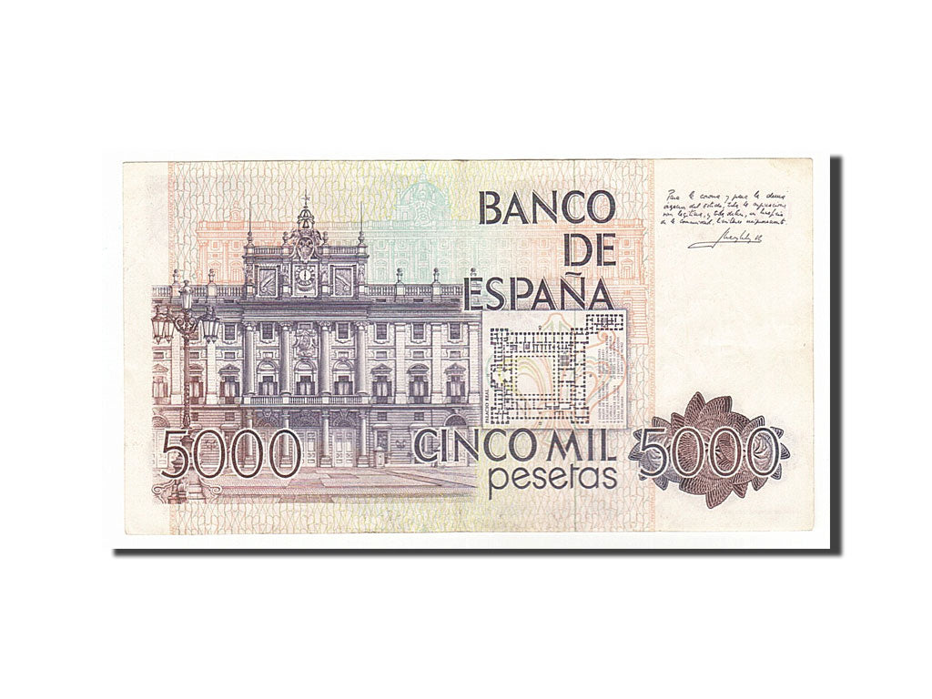 Billete, 5000 Pesetas, 1979, España, 1979-10-23, MBC+
