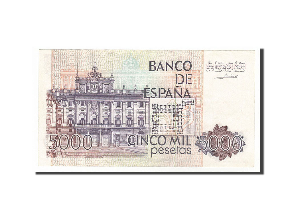 Banknote, Spain, 5000 Pesetas, 1979, 1979-10-23, AU(50-53)
