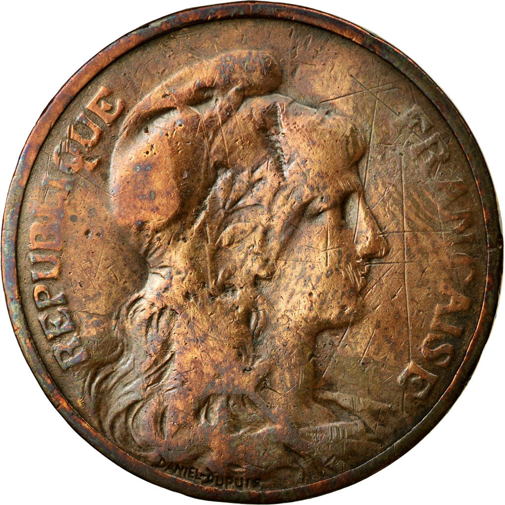 Coin, France, Dupuis, 5 Centimes, 1904, Paris, VF(20-25), Bronze, KM:842