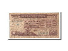 Billete, 5 Rupees, 1985, Mauricio, BC