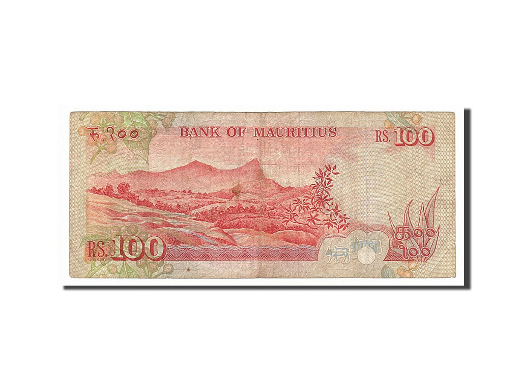 Mauritius, 100 Rupees, 1986, KM #38, VF(20-25), A/20