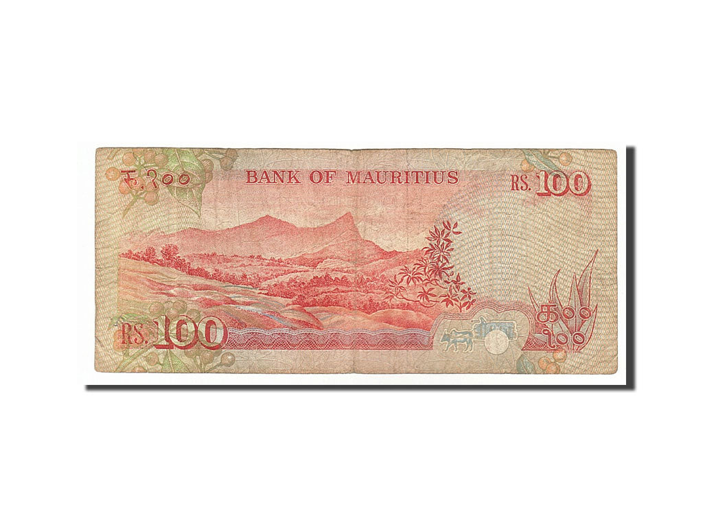 Banknote, Mauritius, 100 Rupees, 1986, KM:38, VF(20-25)